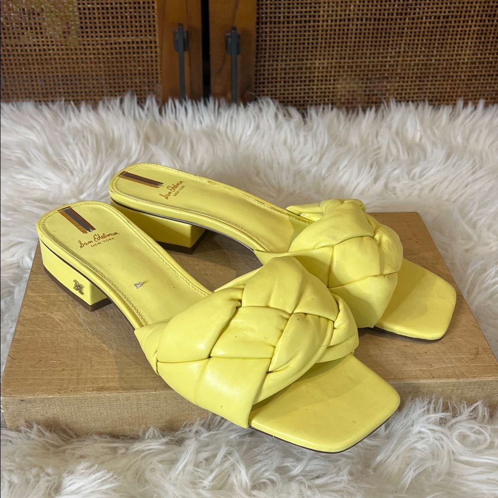 Sam Edelman Dawson Braided Puffy Slide Sandals Mules